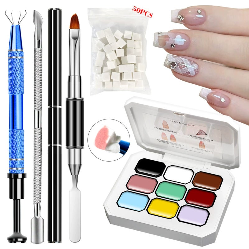 Nail patting glue+tools ZH717-7 color - Image 1