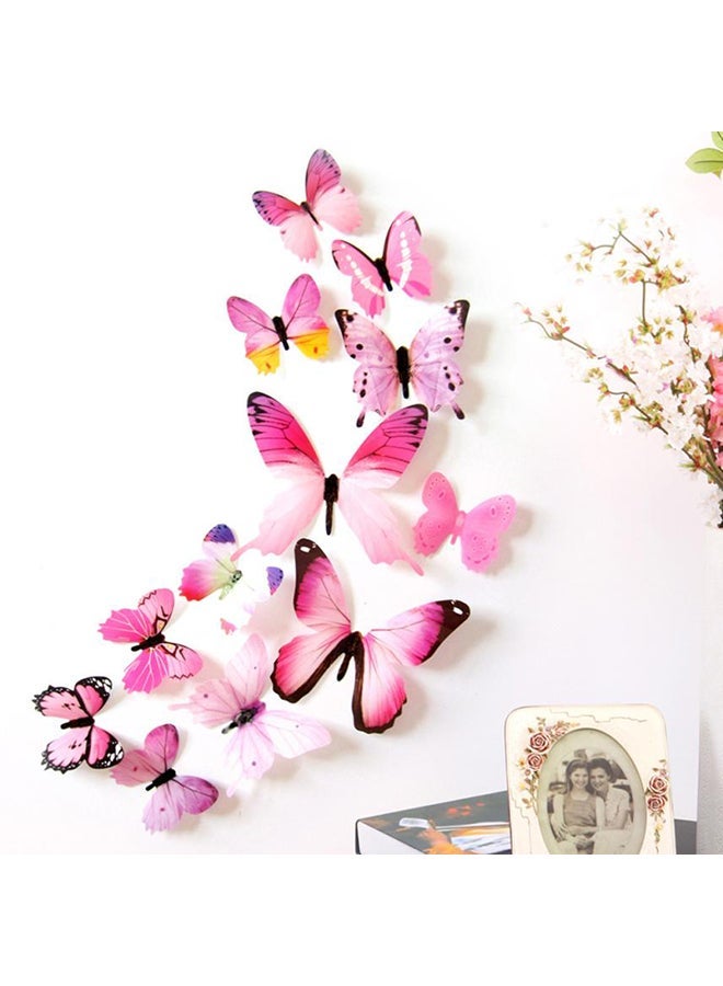 NIBEMINENT 3D Butterfly Wall Decoration Multicolour 20 x 10 10cm - Image 2