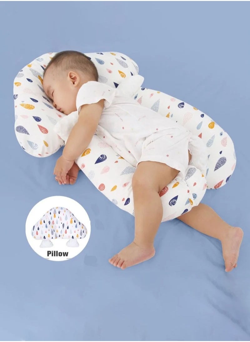 MIXDE Baby Newborn Nursing Sleeping Pillow Anti-Startle Toddler Boys and Girls Comfortable Lightweight Shaping Pillows for Kids Infants Superhigh Quality  - Image 1