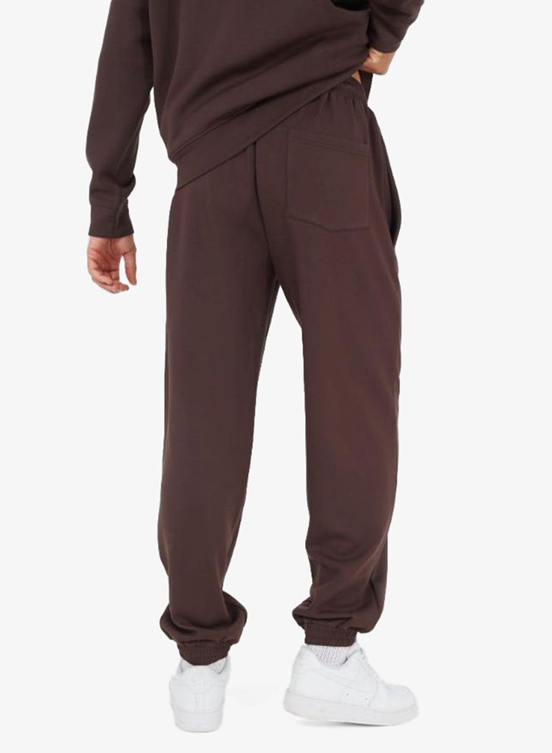 BRAVE SOUL MENS RELAXED FIT JOG PANT WITH SHOELACE DRAWCORD AND CLEAR PLASTIC AGLET ENDS. 2X FRONT BODY SIDE ENTRY POCKETS. - Image 2