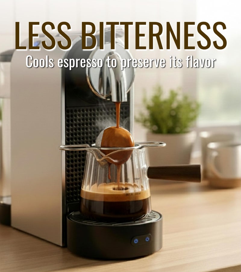 Piticco Espresso Cooling Ball, Ice Coffee Ball Reduces Dilution & Bitterness for Smoother Iced Coffee, Extract Chilling Espresso Ball in 40mm and 50mm size, Gift for Coffee Lovers - Image 3