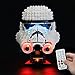 BRIKSMAX Led Lighting Kit for Stormtrooper Helmet  Compatible with Lego 75276 Building Blocks Model Not Include The Lego SetRemoteControl Version - Image 4