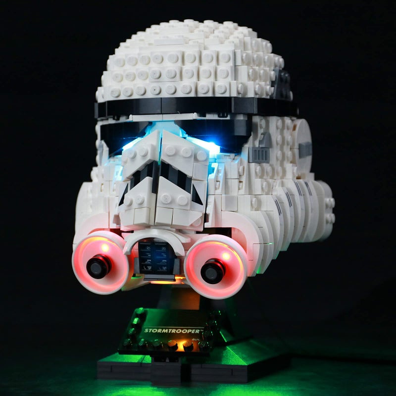 BRIKSMAX Led Lighting Kit for Stormtrooper Helmet  Compatible with Lego 75276 Building Blocks Model Not Include The Lego SetRemoteControl Version - Image 3