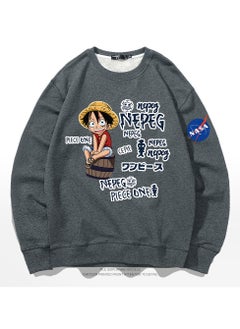 KUYING New One Piece Casual Loose Round Neck Hoodie  - Image 1