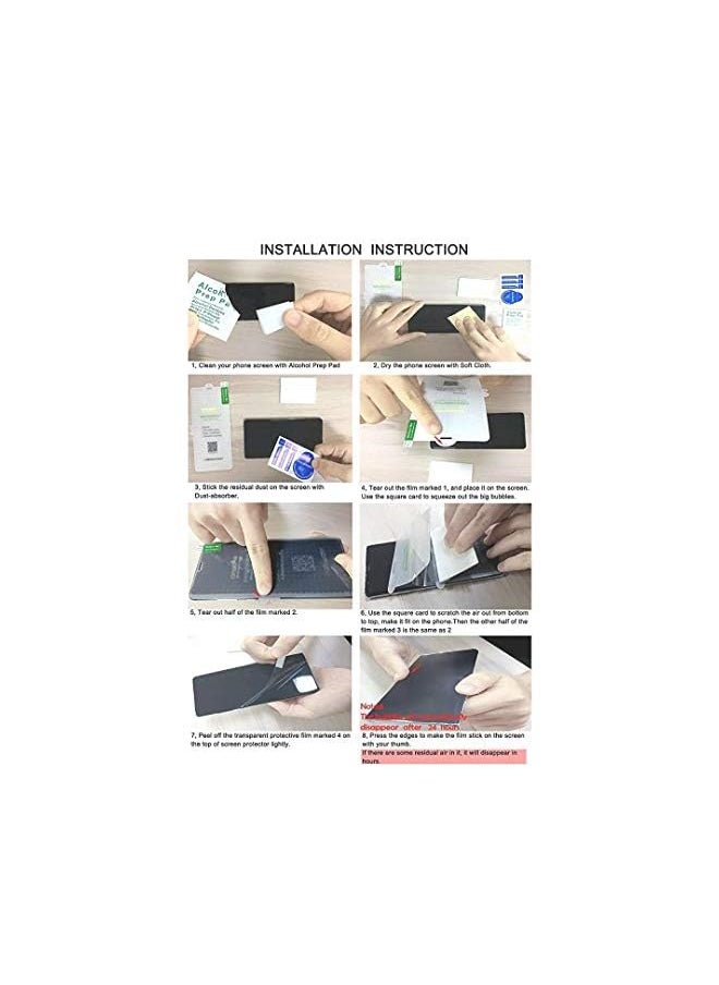 Orzero - For Oneplus 7 Pro Screen Protector 3 Packs Support In Display Fingerprints Scanner Hd Premium Quality Edge To Edge Full Coverage Silky Slim - Image 1