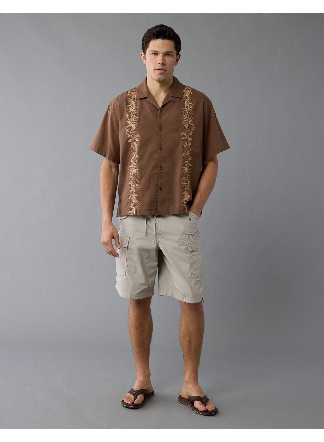 American Eagle An easy, stylish button-up shirt made for kicking back, going out, and everything in between. No pool required!  - Image 5