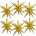 BBPOOL 6 Pcs Gold Star Balloons22 Inch Gold Starburst Balloons Star Foil Mylar Balloons for Birthday Party Wedding Christmas New Year Anniversary Graduation Decorations - Image 2