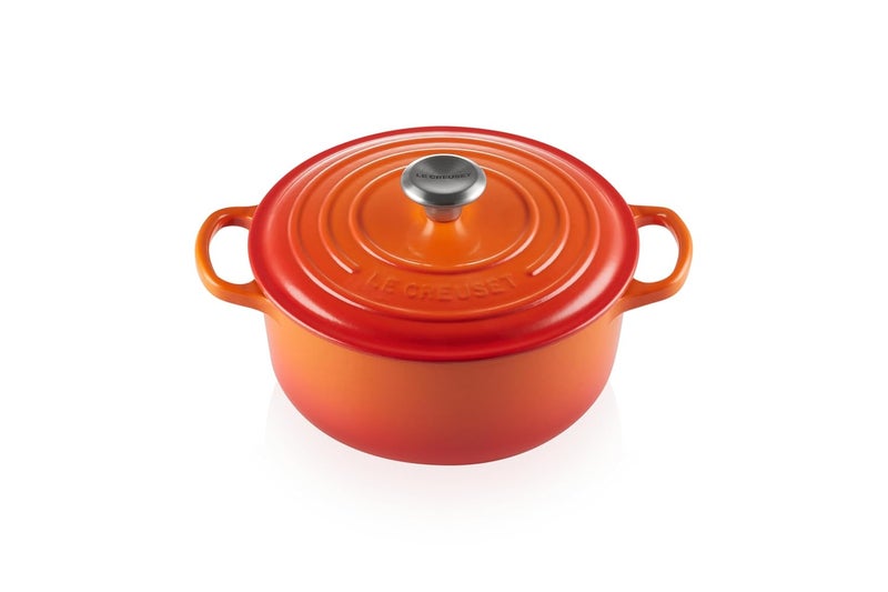 Le Creuset Le Creuset Signature Cast Iron Round Casserole 20 cm Volcanic  - Image 1