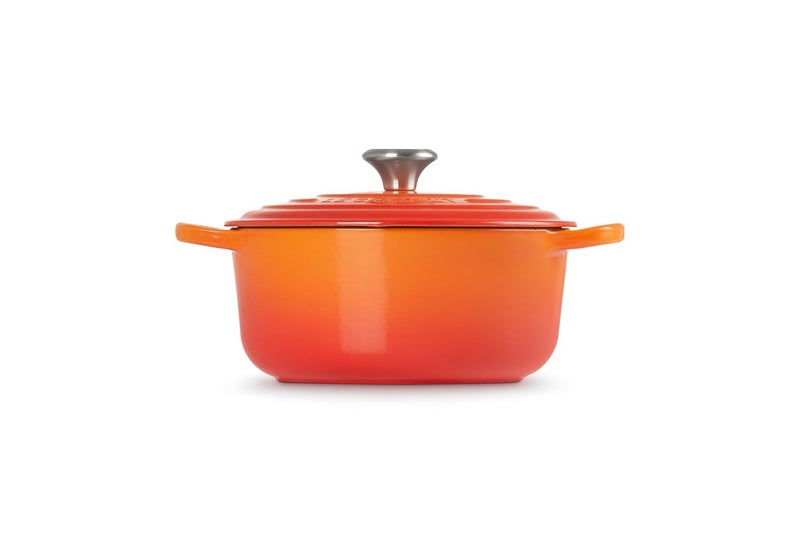 Le Creuset Le Creuset Signature Cast Iron Round Casserole 20 cm Volcanic  - Image 3