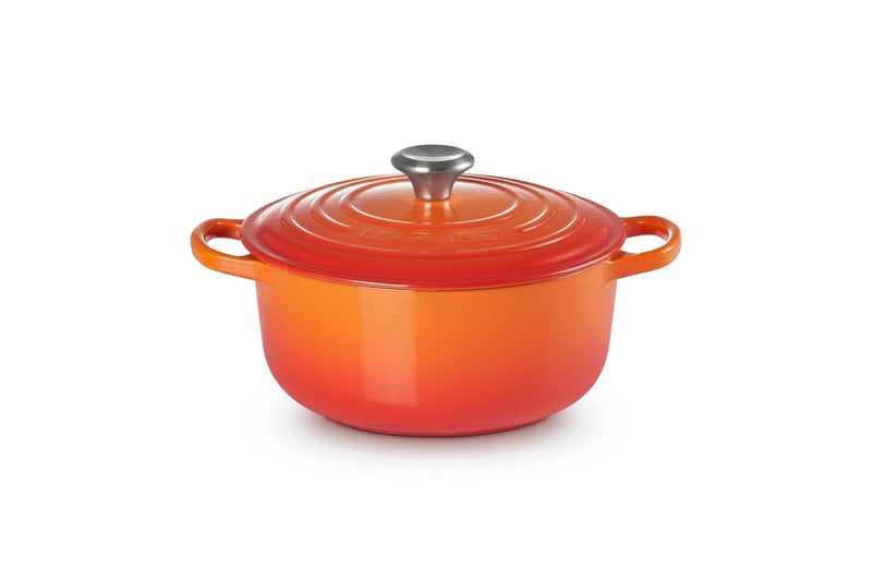 Le Creuset Le Creuset Signature Cast Iron Round Casserole 20 cm Volcanic  - Image 2