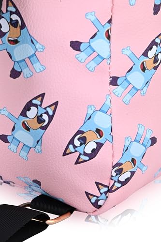 Fast Forward Bluey Backpack for Boys, Girls, Women, Men, Unisex | Cute PU Leather 10" Bluey Mini Backpack Purse Shoulder Purse | Bluey Bag and Bluey Accessories - Image 5