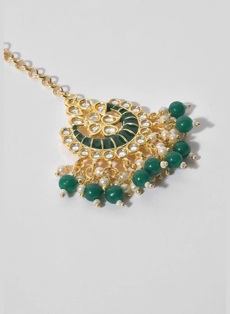 SOHI Gold-plated earrings set