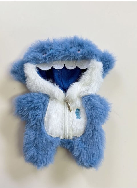 Cloth for labubu V1 (Only cloth not include the doll) Macaron Labubu Clothes 17CM Pendant LABUBU Replacement Siamese Penguin