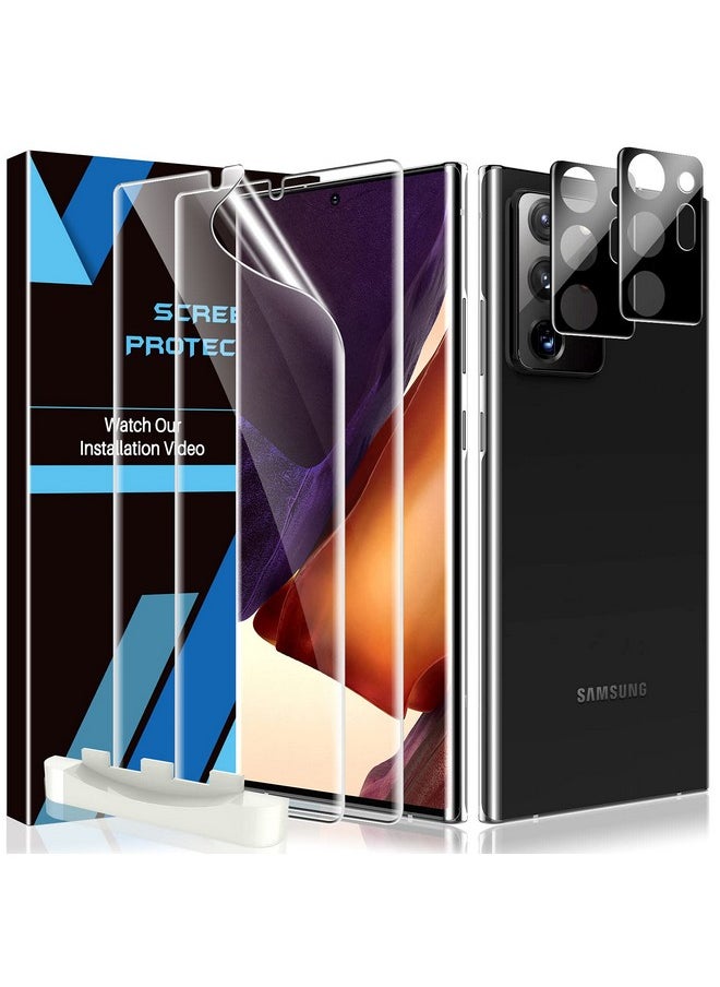 LK Compatible With Samsung Galaxy Note 20 Ultra Protection Screen 2 Pieces Tpu Film Protection Screen Hd Clear Soft Transparent Screen Protector Film  - Image 1