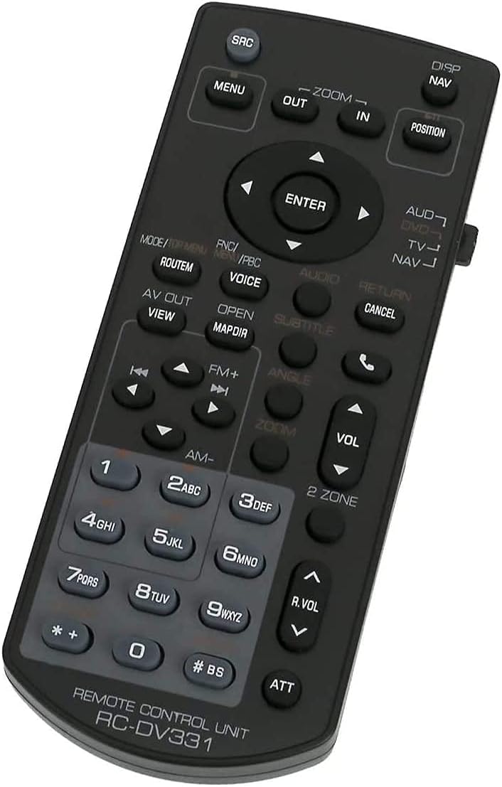 BOMAZ Replacement Remote Control for Kenwood Stereo Radio DMX709S DMX9707S DDX418 DDX419 DDX514 DDX896 KVT-516 DNX6160 DDX5607S DDX5707S DMX4707S DMX907S DMX7704S - Image 1