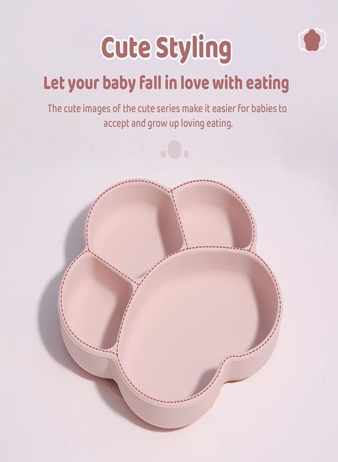 StarAndDaisy Baby Silicone Suction Plate with Lid – Spill-Proof Toddler Meal Plate, BPA-Free Baby Feeding Dish, Mess-Free Plates for Weaning & Mealtime -Yellow - Image 2
