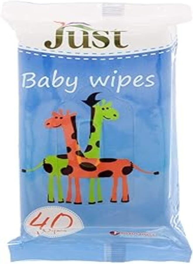 Just Just Care Baby Wipes 40 PCS 