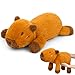 KOPHINYE Weighted Capybara Stuffed Animal21in 19lb Weighted Stuffed Animals Soft Capybara Plush Pillow for Kids Cute Huggable Cartoon Plush Gifts for Kids Boys and Girls - Image 2