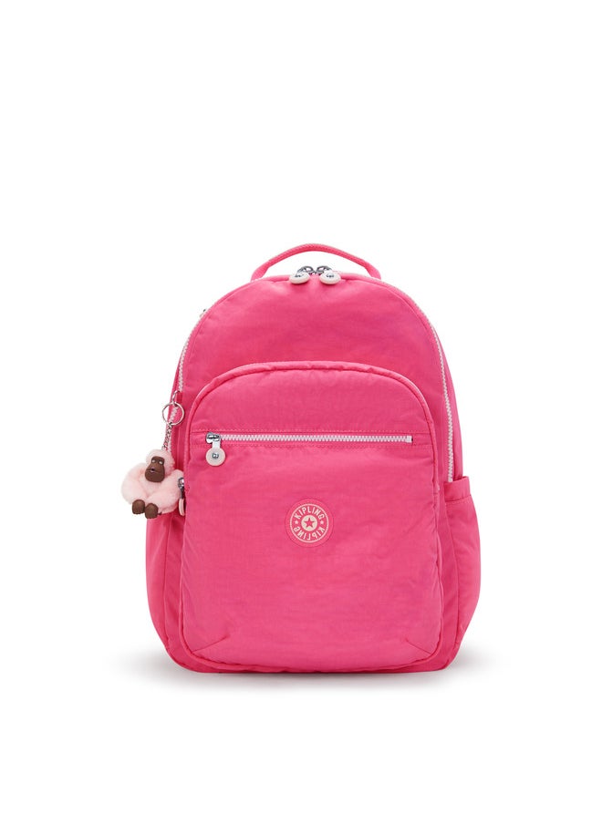 kipling Seoul Happy Pink C Large Backpack  - Image 1