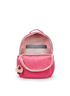 kipling Seoul Happy Pink C Large Backpack  - Image 3