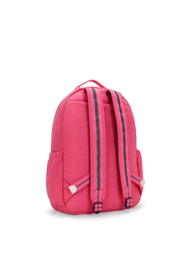 kipling Seoul Happy Pink C Large Backpack