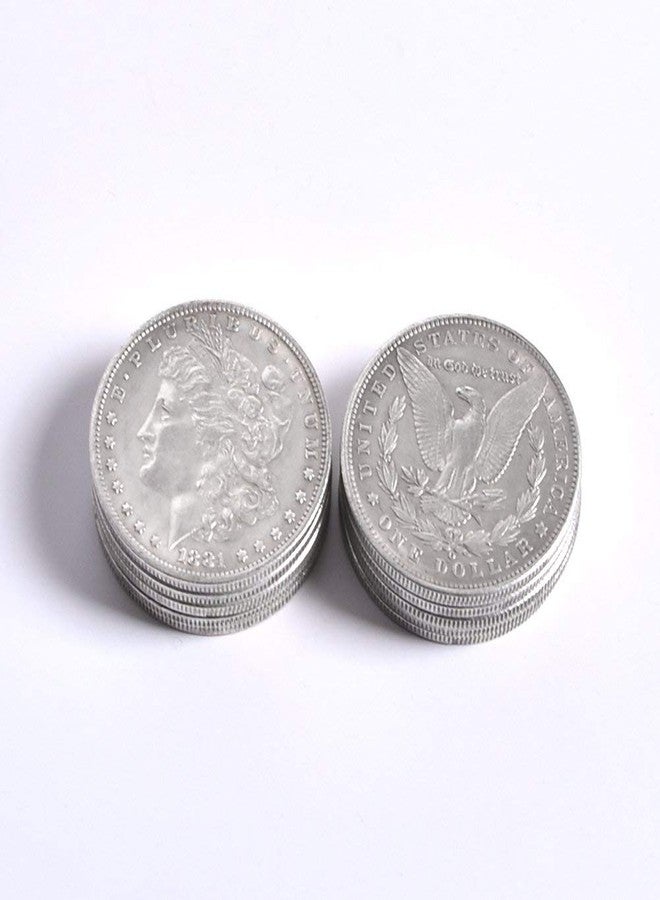 blue-ther Steel Morgan Dollar (3.8cm Dia) Magic Tricks Can Be Sucked Props Accessories Used Appearing/Disappearing Coin Magie Props (10pcs) - Image 4