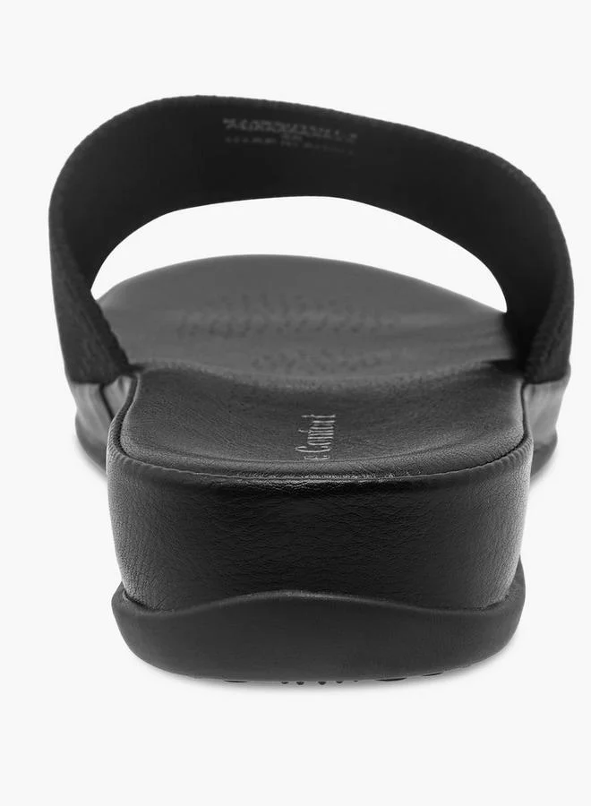 Le Confort BLACK Women Flyknit Textured Sandals for Women | Best Price UAE