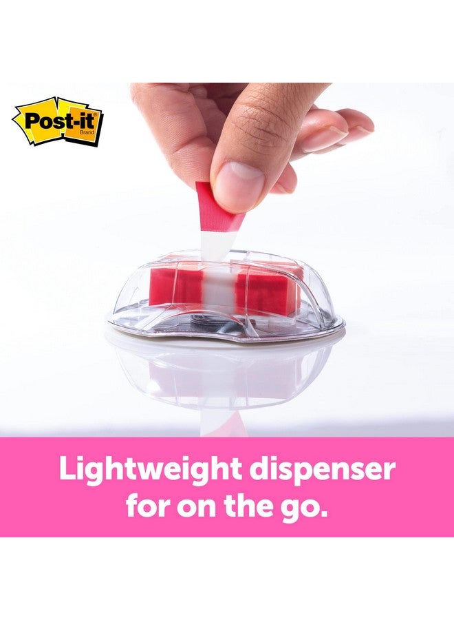 Post-it Message Flags "Sign Here" 200/Desk Grip Dispenser 1 Dispenser/Pack 1 In Wide Red (680Hvshr) - Image 5