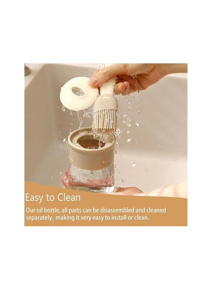 Atlasware LESIGE Silicone Brush and high Temperature Resistant Oil Bottle  - Image 2