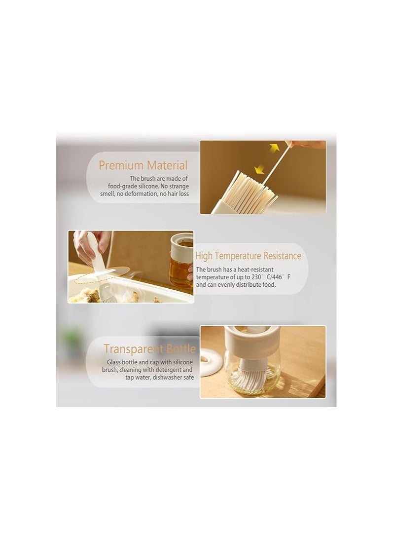Atlasware LESIGE Silicone Brush and high Temperature Resistant Oil Bottle  - Image 3