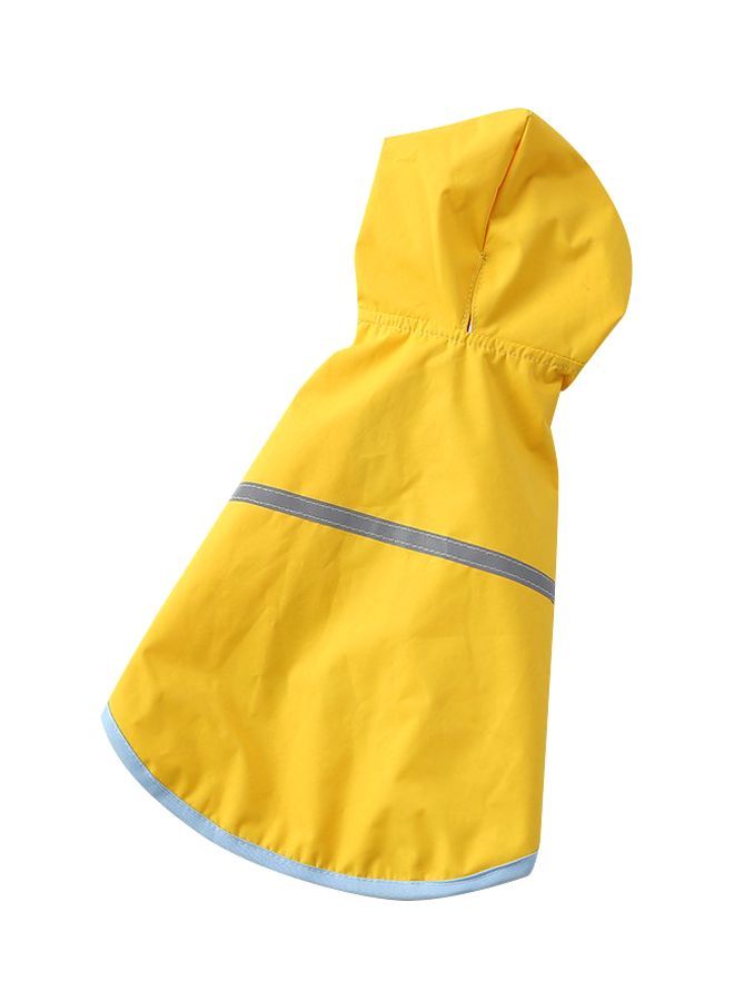 NIBEMINENT Hooded Summer Raincoat Yellow/Grey XL - Image 1