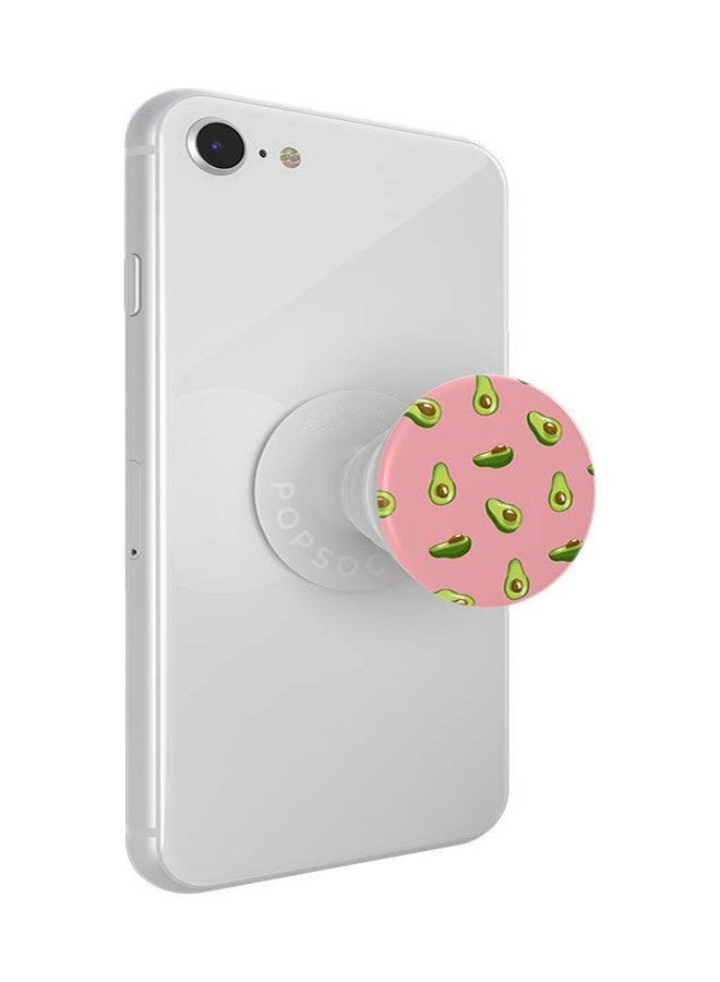 PopSockets: PopGrip Expanding Stand and Grip with a Swappable Top for Phones & Tablets - Avocados Pink - Image 5