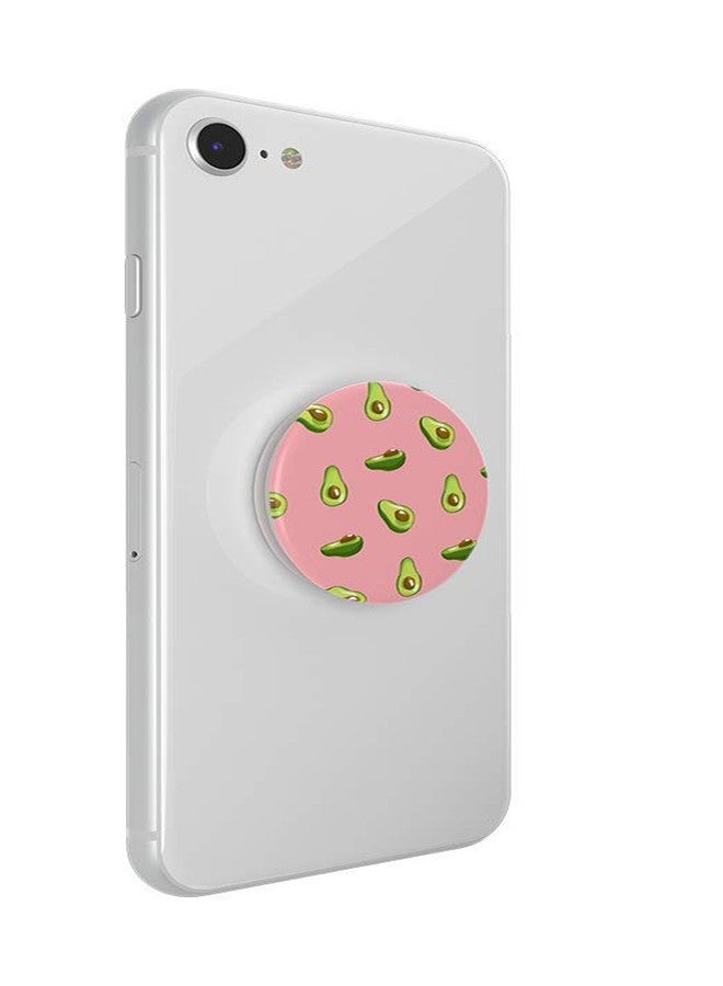 PopSockets: PopGrip Expanding Stand and Grip with a Swappable Top for Phones & Tablets - Avocados Pink - Image 4