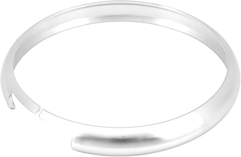 Silver Key Fob Protector Cover For MINI Convenient Anti Scratch Key Ring - Image 1