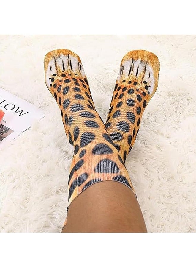 Excefore Paws Socks - Funny 3D Animal Socks Crazy Cat Tiger Dog Paw Crew Socks, Christmas Gifts for Women, Men, Christmas Decorations 1 Pair - Image 4