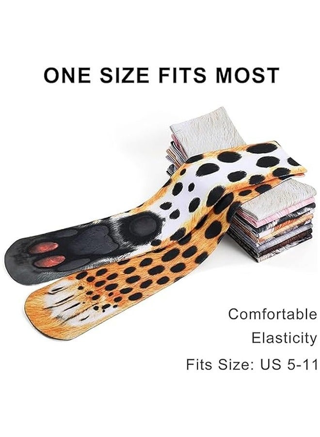 Excefore Paws Socks - Funny 3D Animal Socks Crazy Cat Tiger Dog Paw Crew Socks, Christmas Gifts for Women, Men, Christmas Decorations 1 Pair - Image 3