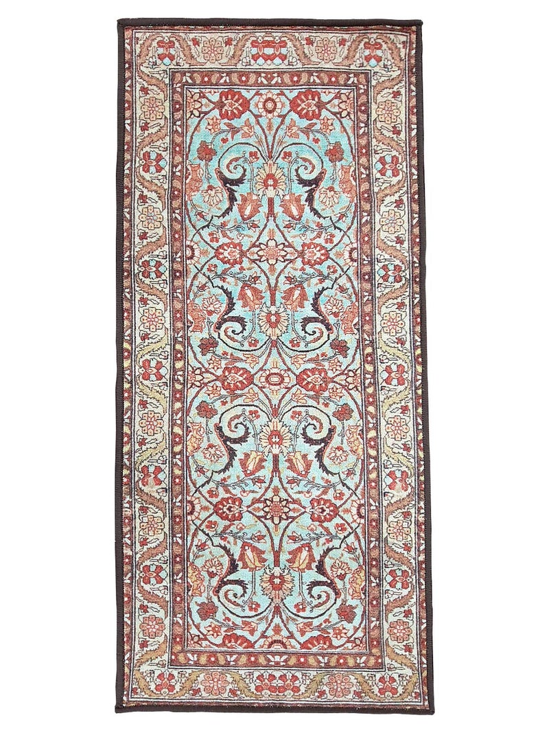 Status Contract Polypropylene Anti Skid Runner for Living Area | Rug for Bedroom |Rug for Dining Kitchen | Rug for Dining Table | Rug for Floor with Anti Slip Backing- 56X140 CM, Multi - Image 5