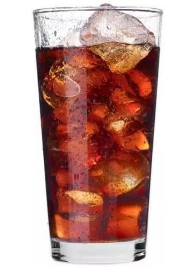 KROSNO Pure Collection Highball Glass Set - 6 Pieces (350 ml) Beer/Wine or Water Glasses Tumblers Made in Poland | Family Gifting Material For Birthdays, Housewarming Occassions, Lightweight Glassware - Image 3
