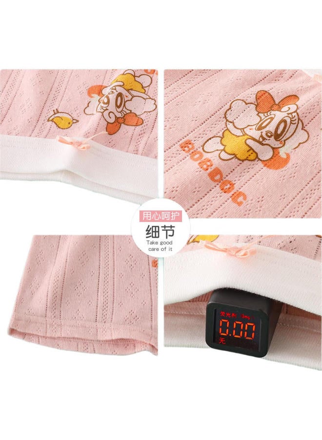 Babu Bean Babbudou Children'S Underwear, Girls' Underwear, Big Kids' Underwear, Baby Boxer Briefs, Happy Little Bird, 4 Pieces, 120 - Image 2