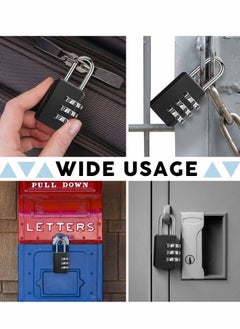 Y&D Locks Travel, Combination Lock, Bag 6 Pack, 3 Digit Padlock for Traveling Toolbox School Gym Door Locker Suitcases Employee Hasp Storage  - Image 5