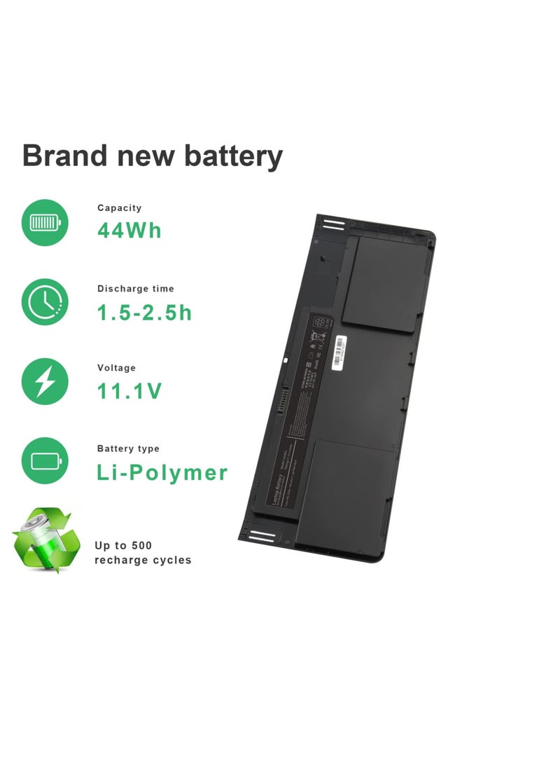 Generic K-Key OD06XL OD06 Laptop Battery for HP EliteBook Revolve 810 G1 G2 G3 Tablet 11.6" i7-3687U i7-4600U i5-3437U ODO6XL 0D06XL 698750-171 698750-1C 1 698943-001 HSTNN-IB4F HSTNN-W91C H6L25AA H6L25UT  - Image 3