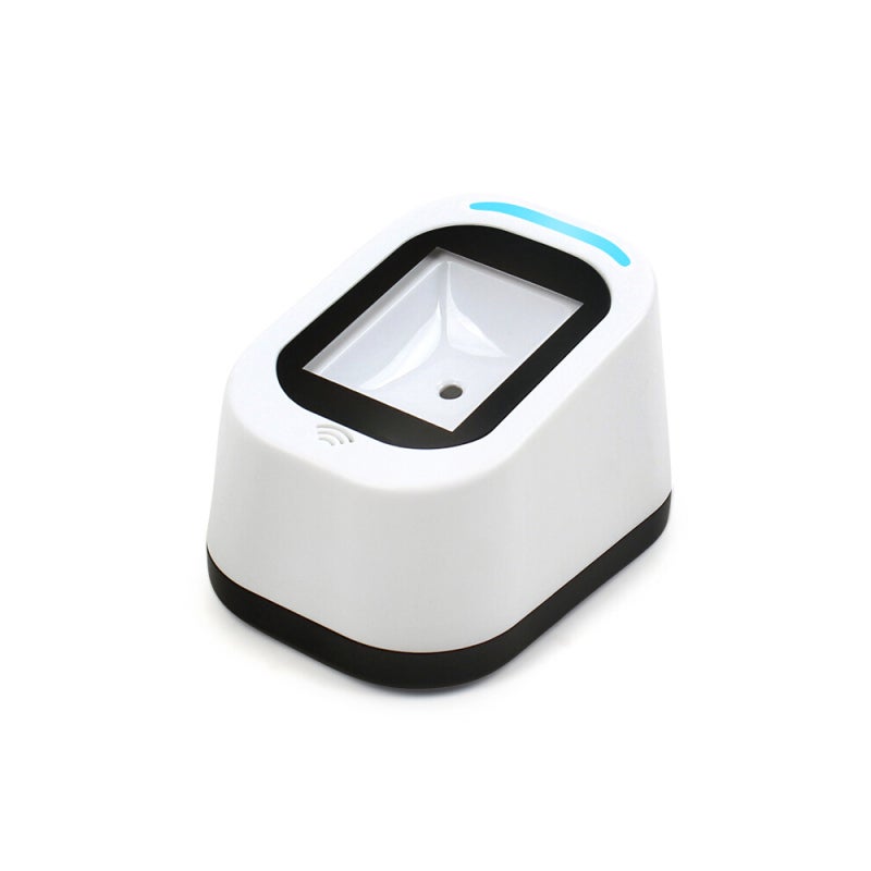 Wired Barcode Scanner: White, No Driver Required, Plug-and-Use - Auto-Recognition, Adjustable Head 2D QR Code Scanner for Retail, Warehouse And Office Use - Image 1