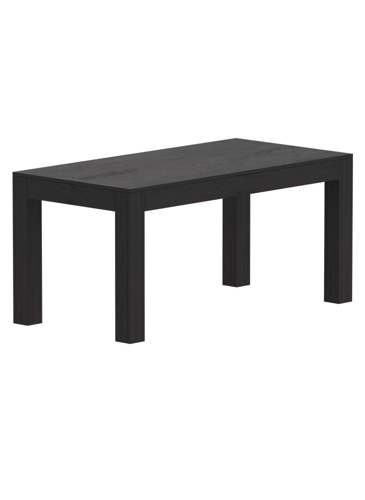 Mahmayi Mahmayi Modern Wooden 6-Seater Dining Table Only - Stylish Anthracite Jura Slate Finish for Kitchen, Dining Room, Living Room  - Image 1