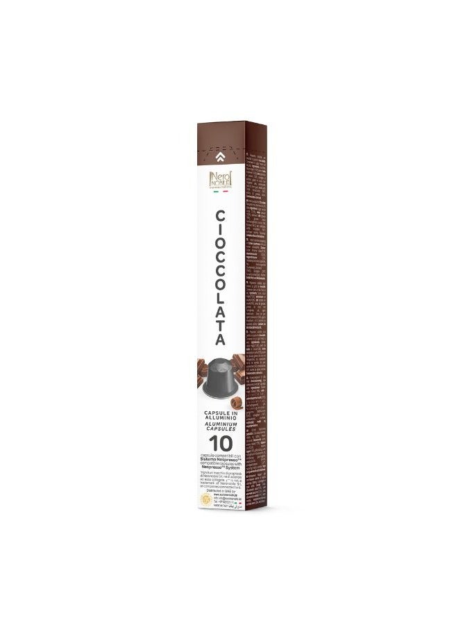 Nero Nobile Coffee Capsules Nespresso Cioccolata, 10 pcs. 70g