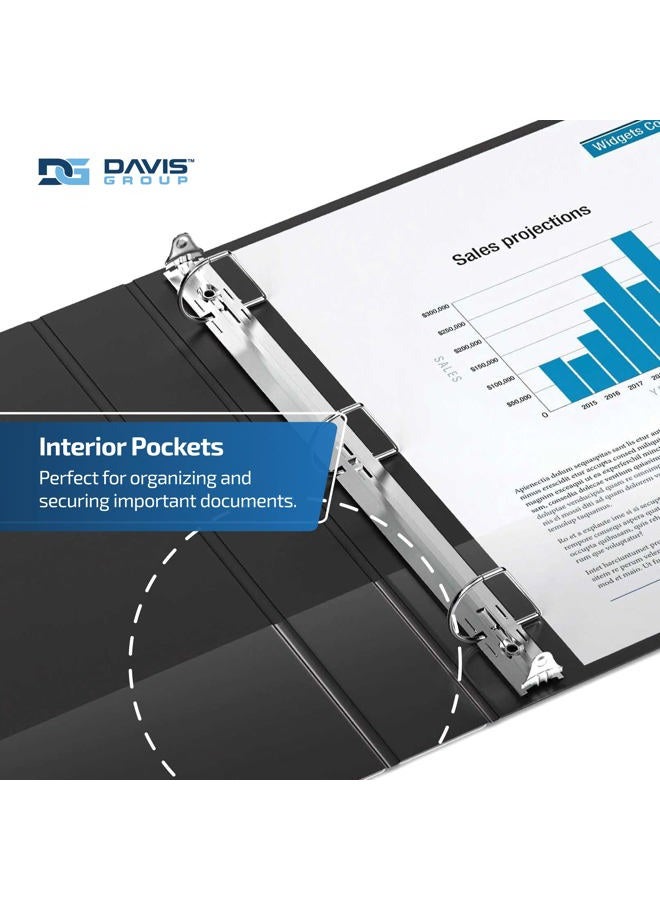 Davis Group Premium Economy, Angle D Ring, Binder, 6 Pack 1" - Image 5