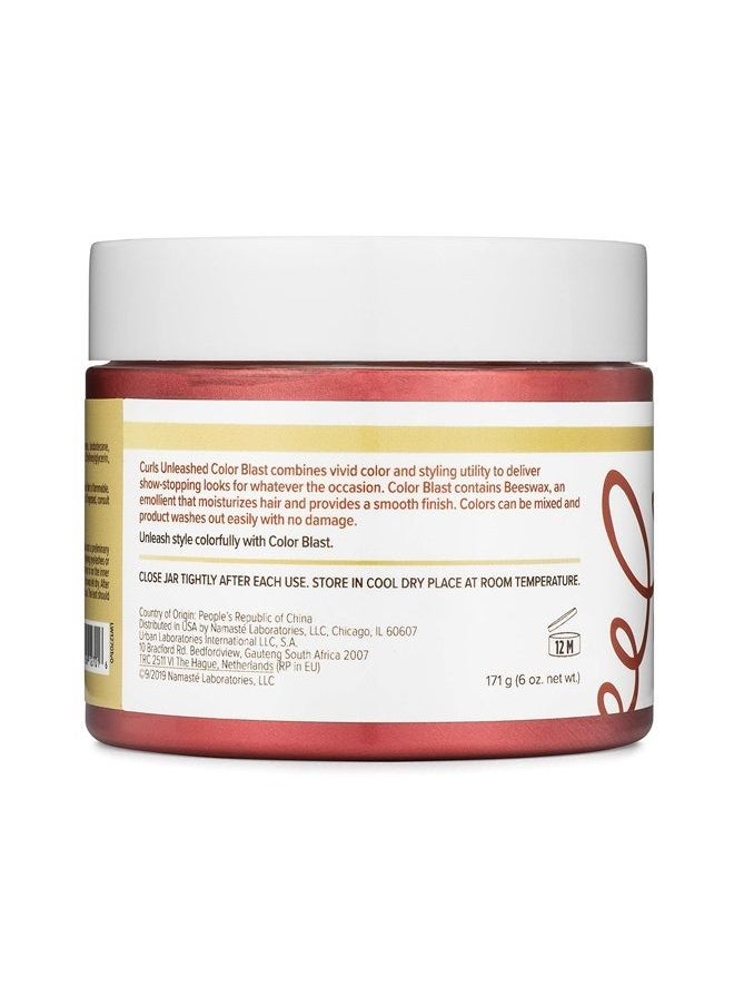Curls Unleashed Color Blast Hair Wax, Temporary Curl Defining Wax, Sangria, (6.0 oz)  - Image 4