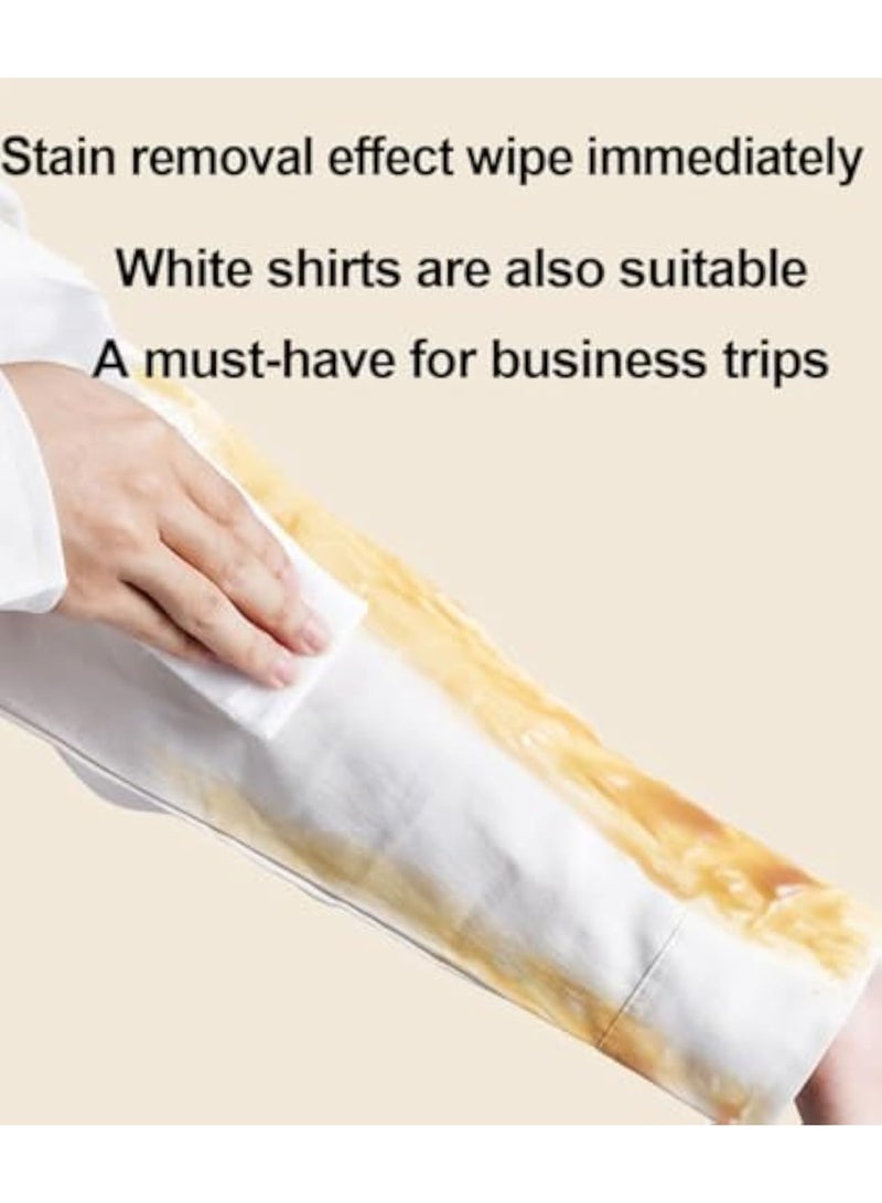 Generic Wet wipes for removing clothing stains, wet wipes for removing stains from laundry, portable wet wipes for stain removal in emergencies, 20 pieces - Image 5