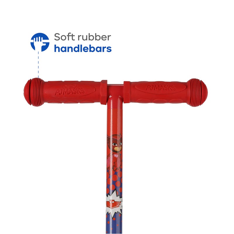 VOYAGER سكوتر بي جي ماسك ذاتي التوازن مع عجلات مضيئة، منصة عريضة إضافية، 3 عجلات، فرامل تعمل بالقدم، حد وزن 75 رطل، للأطفال والرضع، للبنات أو الأولاد، للأعمار من 3 سنوات وما فوق - Image 2