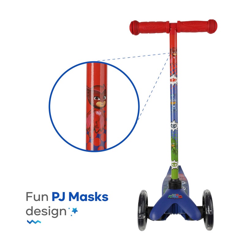 VOYAGER سكوتر بي جي ماسك ذاتي التوازن مع عجلات مضيئة، منصة عريضة إضافية، 3 عجلات، فرامل تعمل بالقدم، حد وزن 75 رطل، للأطفال والرضع، للبنات أو الأولاد، للأعمار من 3 سنوات وما فوق - Image 5