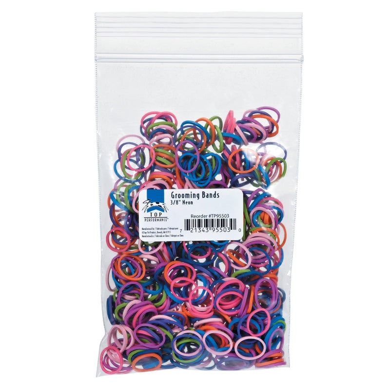 Top Performance Grooming Bands for Dogs, 3/8-Inch, Neon Colors - Image 4